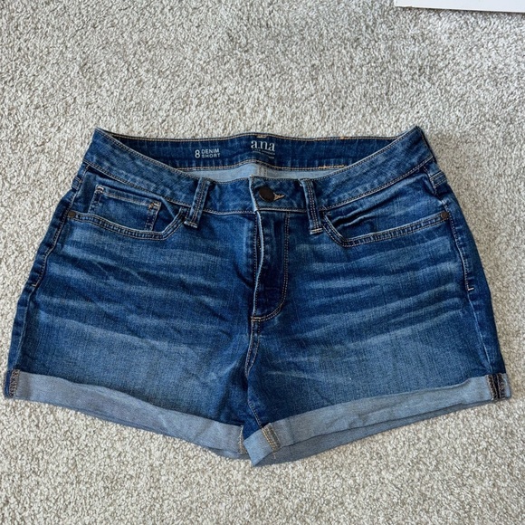 a.n.a Pants - a.n.a Women's Blue Denim Shorts